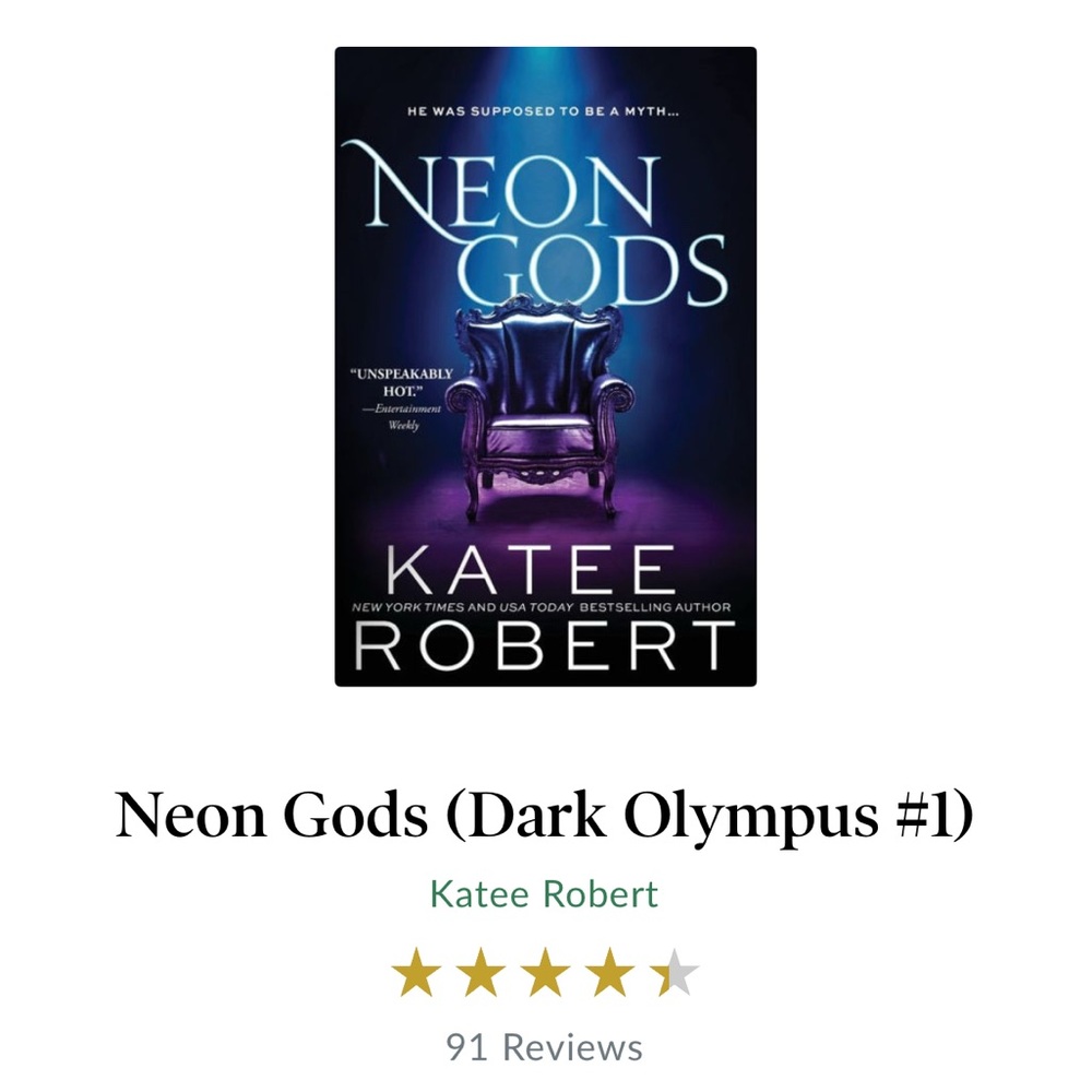 Neon Gods by Katee Robert - Paperback Book